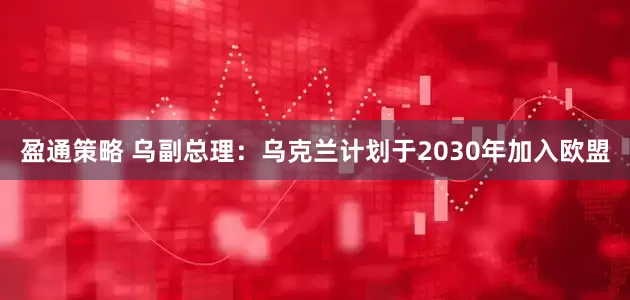 盈通策略 乌副总理：乌克兰计划于2030年加入欧盟